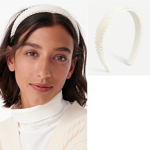 J. Crew Accessories - J. Crew Wide Pearl Headband